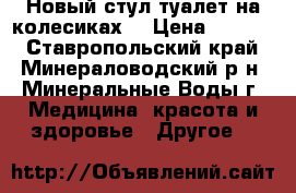 Новый стул туалет на колесиках. › Цена ­ 3 500 - Ставропольский край, Минераловодский р-н, Минеральные Воды г. Медицина, красота и здоровье » Другое   